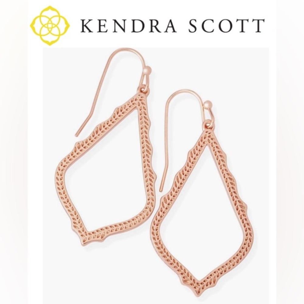 Kendra Scott Sophia Drop Earrings in Rose Gold